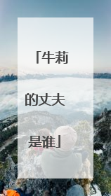 牛莉的丈夫是谁