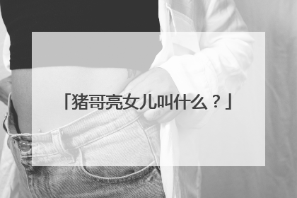 猪哥亮女儿叫什么?