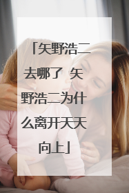 矢野浩二去哪了 矢野浩二为什么离开天天向上