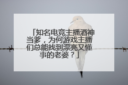 知名电竞主播酒神当爹,为何游戏主播们总能找到漂亮又懂事的老婆?