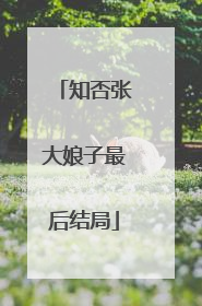 知否张大娘子最后结局
