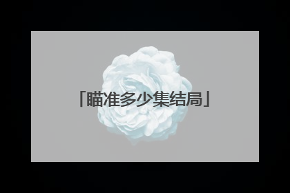 瞄准多少集结局