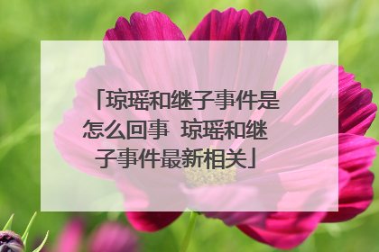 琼瑶和继子事件是怎么回事 琼瑶和继子事件最新相关