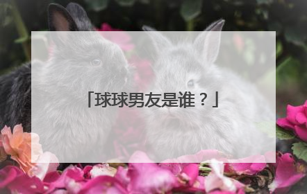球球男友是谁？