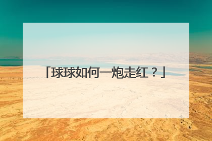球球如何一炮走红？