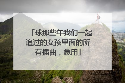 球那些年我们一起追过的女孩里面的所有插曲，急用