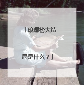 琅琊榜大结局是什么?