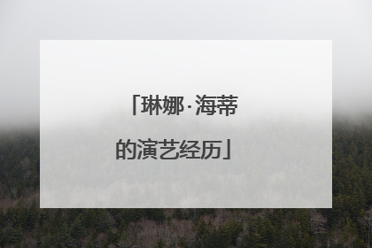 琳娜·海蒂的演艺经历