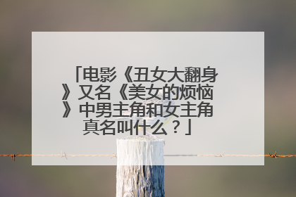 电影《丑女大翻身》又名《美女的烦恼》中男主角和女主角真名叫什么？