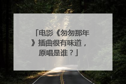 电影《匆匆那年》插曲很有味道，原唱是谁？