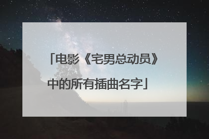 电影《宅男总动员》中的所有插曲名字