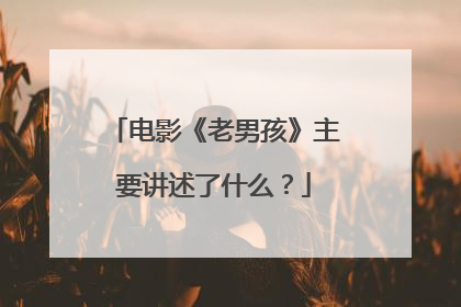 电影《老男孩》主要讲述了什么？
