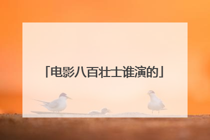 电影八百壮士谁演的