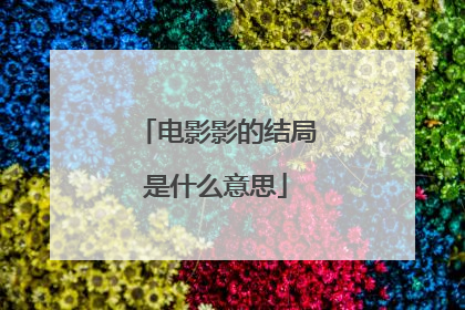 电影影的结局是什么意思