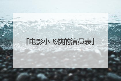 电影小飞侠的演员表