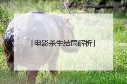 电影杀生结局解析