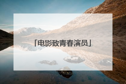 电影致青春演员