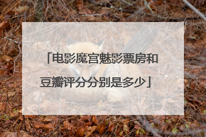 电影魔宫魅影票房和豆瓣评分分别是多少