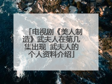 电视剧《美人制造》武夫人在第几集出现 武夫人的个人资料介绍