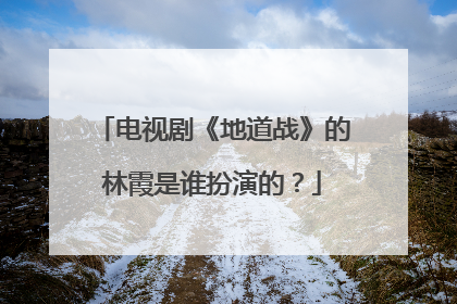 电视剧《地道战》的林霞是谁扮演的？