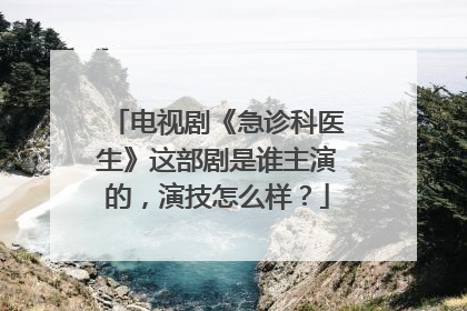 电视剧《急诊科医生》这部剧是谁主演的,演技怎么样?