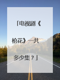 电视剧《枪花》一共多少集?