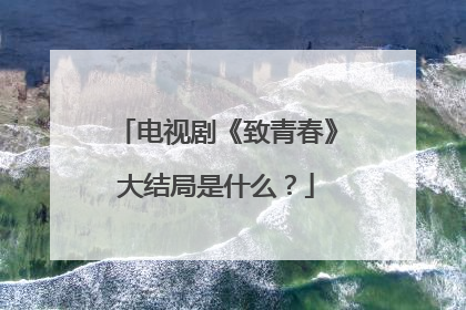 电视剧《致青春》大结局是什么？