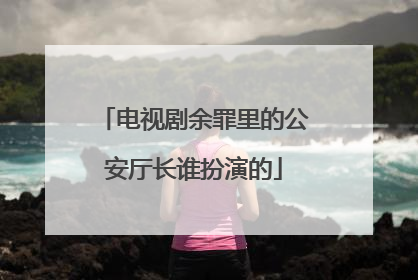 电视剧余罪里的公安厅长谁扮演的