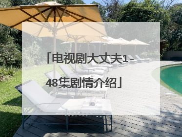 电视剧大丈夫1-48集剧情介绍