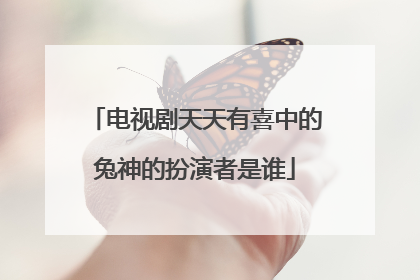 电视剧天天有喜中的兔神的扮演者是谁