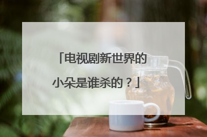 电视剧新世界的小朵是谁杀的?