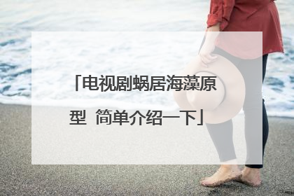 电视剧蜗居海藻原型 简单介绍一下