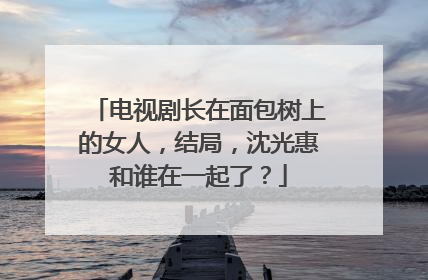 电视剧长在面包树上的女人,结局,沈光惠和谁在一起了?