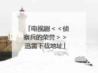 电视剧＜＜侦察兵的荣誉＞＞迅雷下载地址