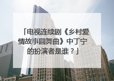 电视连续剧《乡村爱情故事圆舞曲》中丁宁的扮演者是谁？