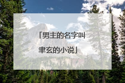 男主的名字叫聿玄的小说