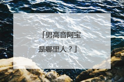 男高音阿宝是哪里人？