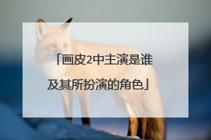 画皮2中主演是谁及其所扮演的角色