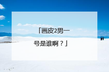 画皮2男一号是谁啊？