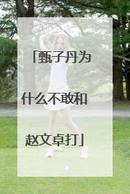 甄子丹为什么不敢和赵文卓打