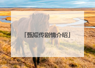 甄嬛传剧情介绍