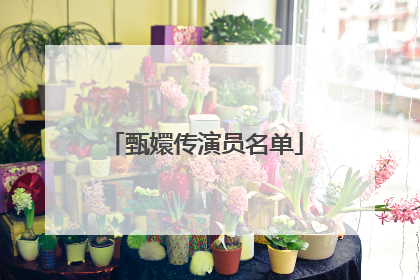 甄嬛传演员名单