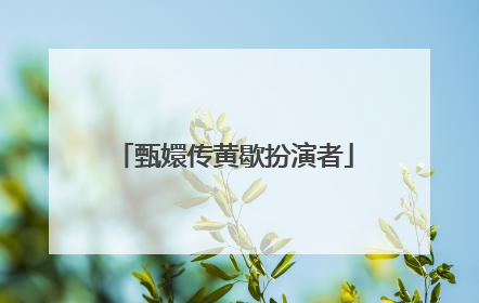 甄嬛传黄歇扮演者