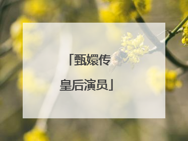 甄嬛传 皇后演员