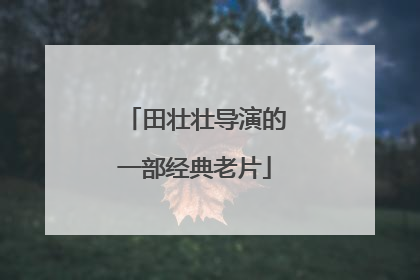 田壮壮导演的一部经典老片