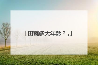田蕤多大年龄?,