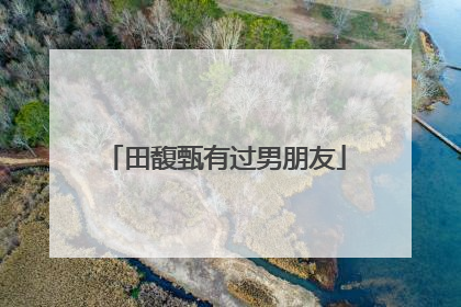 田馥甄有过男朋友