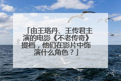 由王珞丹、王传君主演的电影《不老传奇》提档，他们在影片中饰演什么角色？