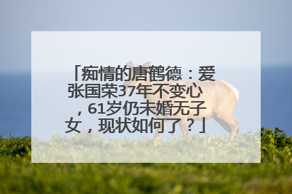 痴情的唐鹤德：爱张国荣37年不变心，61岁仍未婚无子女，现状如何了？