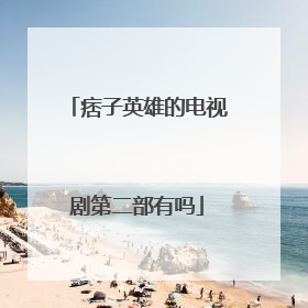 痞子英雄的电视剧第二部有吗